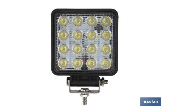 FAROL LED QUADRADO 48W